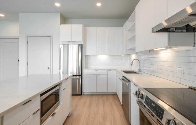 Kitchen with Stainless Steel Appliances