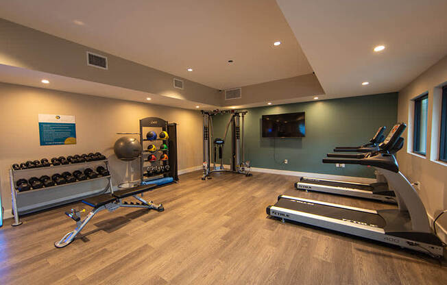 Gym at Aspire Upland Apartments, Upland, 91786