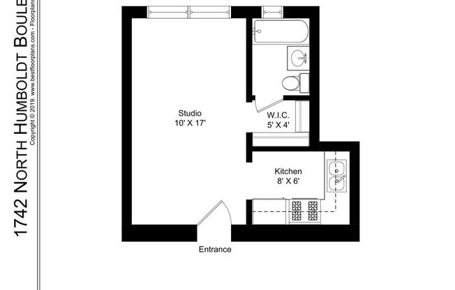 Studio, 1 bath, 318 sqft, $1,295, Unit 104