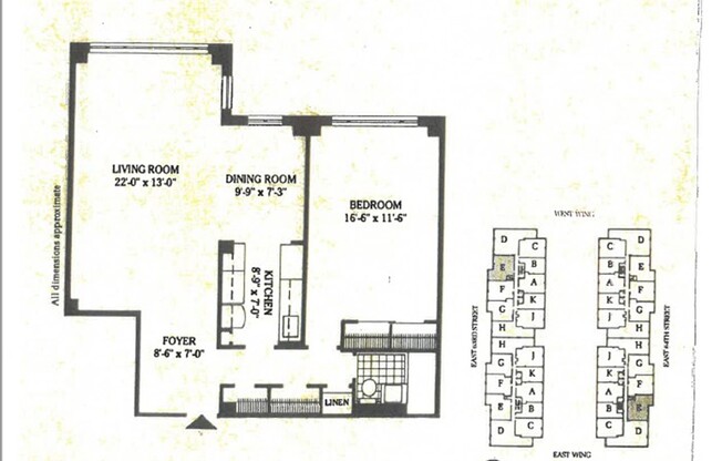 1 bed, 1 bath, 825 sqft, $4,245, Unit E5E