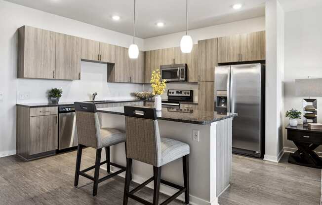 Stainless steel appliances - Enclave at Cherry Creek