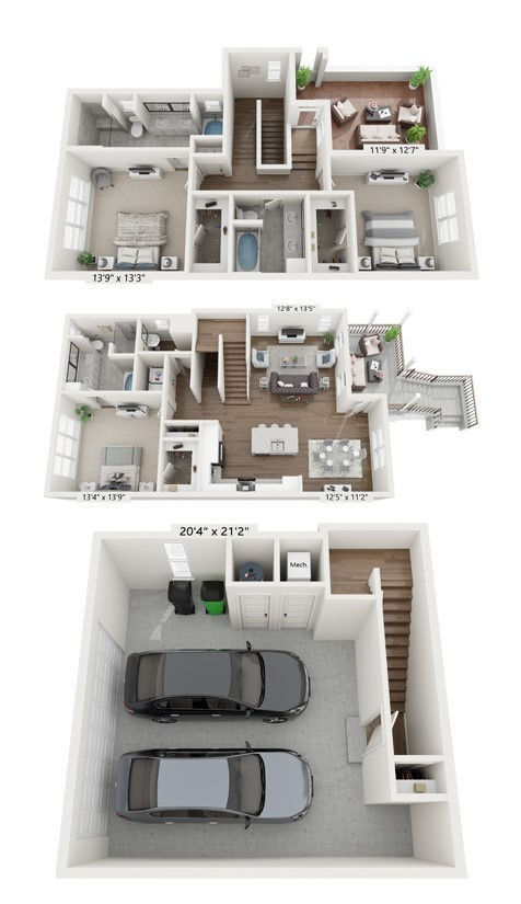 3 beds, 3.5 baths, 2,739 sqft, $3,984