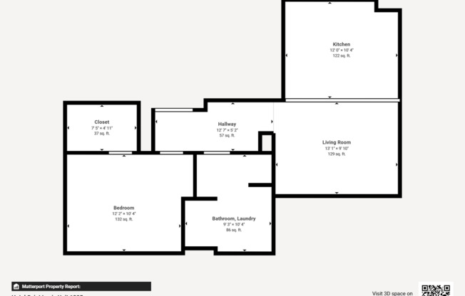 1 bed, 1 bath, 633 sqft, $1,507, Unit 1305