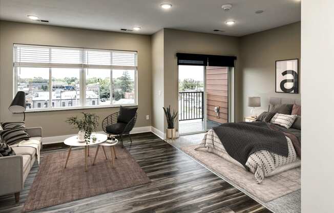Open Concept floor plans at The Mill Apartments in Benson, NE