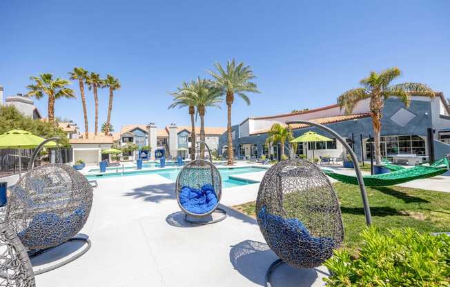 take a dip in the resort style pool at the vineyards at hammock ridge apartments in