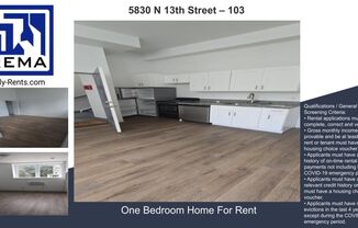 1 bed, 1 bath, $1,050, Unit 103