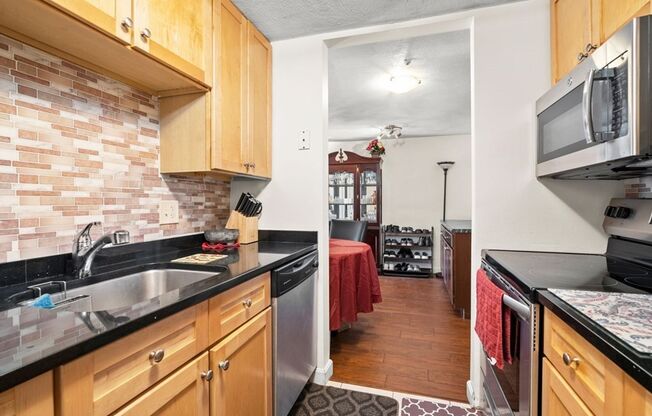 Minutes to Assembly Row - Highway Access - Off St. Parking - On Site Laundry - Storage - Update Kitchen/Bath