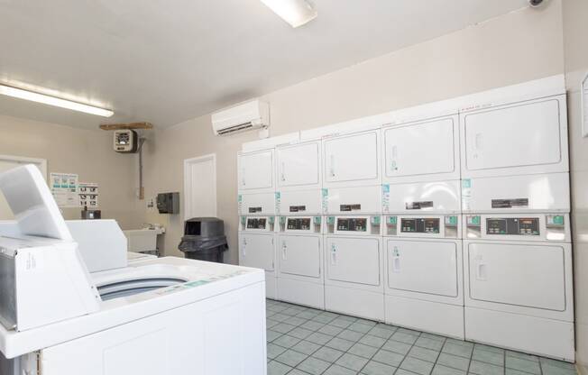 Laundry facility at Woodbridge Apartments Bloomington