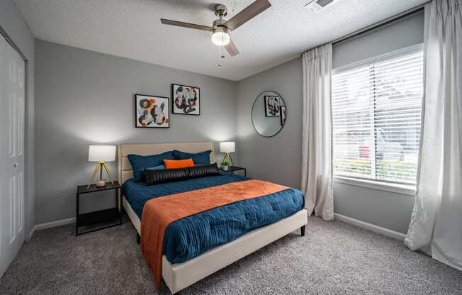 Spacious Guest Bedroom at Spalding Vue Apartments, Peachtree Corners, Georgia