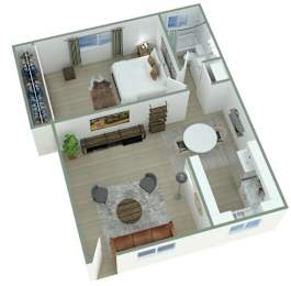 1 bed, 1 bath, 700 sqft, $1,803