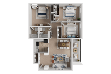 3 beds, 2 baths, 1,102 sqft, $2,425