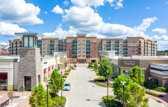 View Of Street View at Carson Street Towers, Overland Park Kansas