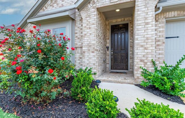 This 4-bedroom, 2-bath home is nestled within a pristine master-planned community and offers modern living in a newly constructed space.