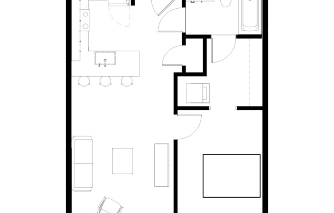 Melvin Park Living Room