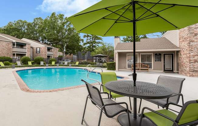 pool at Afton Oaks Apartments