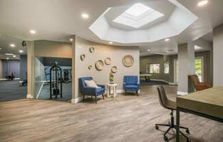 the preserve at ballantyne commons community room and gym