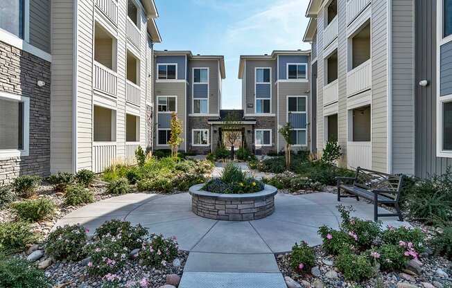 1 2 and 3 Bedroom Apartments in Colorado Springs Near Lockheed Martin with Beautiful Outdoor Courtyard