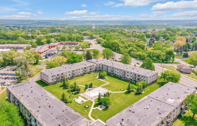 Eagle Pointe Apartments Community Aerial