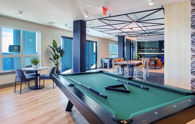 Challenge a neighbor to a game of billiards in the amenity-packed clubhouse