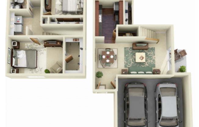 2 beds, 1 bath, 950 sqft, $1,995, Unit 14264F