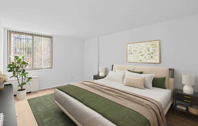 Bedroom with Hard Surface Flooring