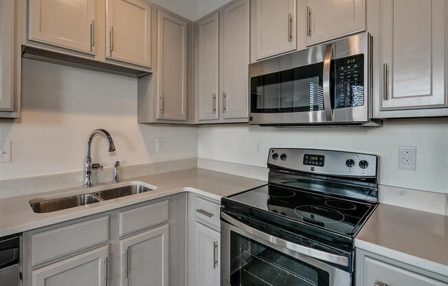 All Electric Kitchen at The Tower Apartments, Alabama