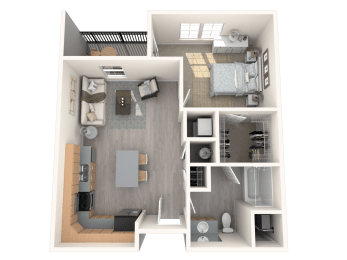 1 bed, 1 bath, 700 sqft, $1,399