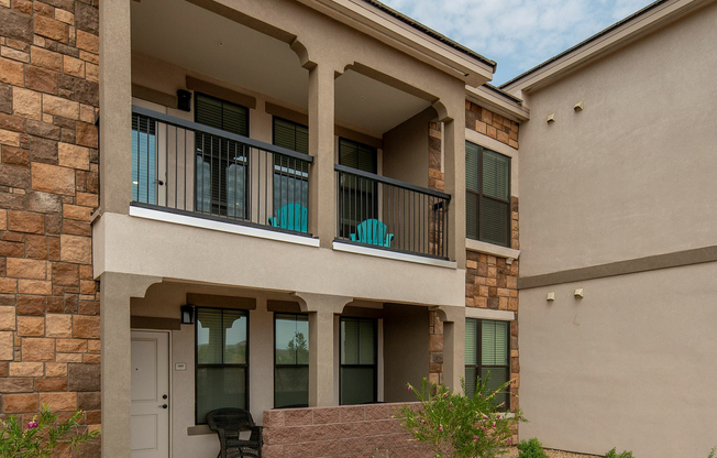 Apartment Entry and Patio