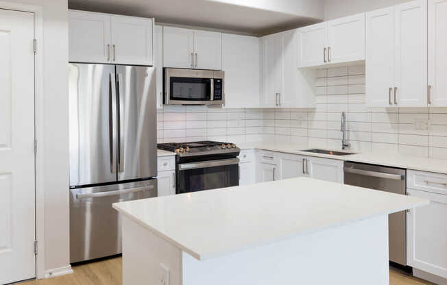 Kitchen with Stainless Steel Appliances