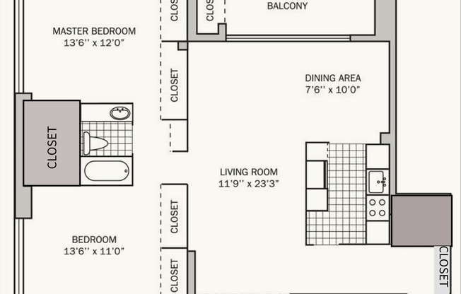 2 beds, 1 bath, 1,150 sqft, $1,480