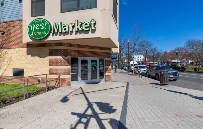 Yes! Organic Market near The Paramount at 829 Quincy Street, NW, Washington, DC 20011