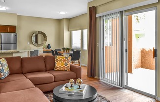 Furnished Living Room at 2150 Apartments