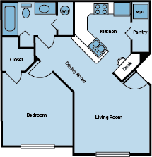 1 bed, 1 bath, 678 sqft, $1,039