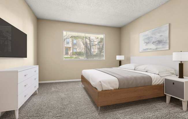 Plush Bedroom Carpeting at Chevy Chase in Austin, TX