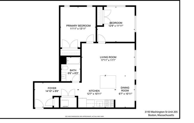 2 beds, 1 bath, 985 sqft, $3,400, Unit 305