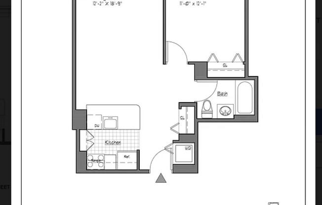 1 bed, 1 bath, $6,195, Unit 9F