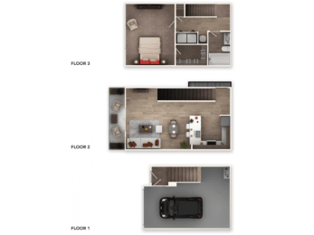 1 bed, 1 bath, 829 sqft, $1,665