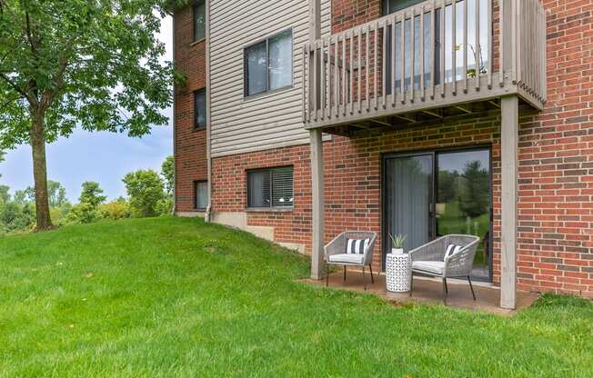 Courtyard Patio With Ample Sitting at Fox Run, Ohio