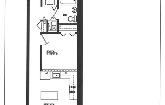 2 beds, 1 bath, $1,950, Unit 4007 #C