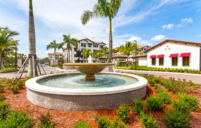 Fountain at Orchid Run Apartments in Naples, FL