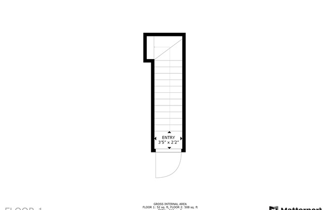 1 bed, 1 bath, 495 sqft, $1,495, Unit 303