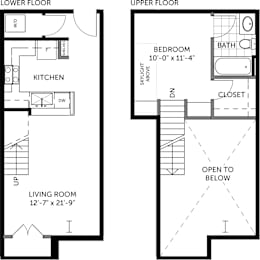 1 bed, 1 bath, 571 sqft, $1,131