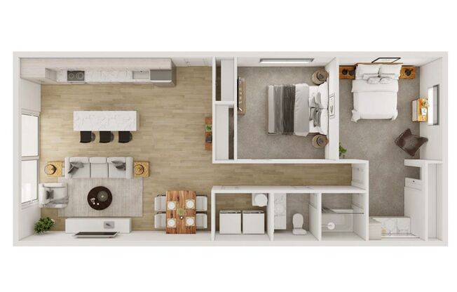 2 beds, 1 bath, 800 sqft, $1,605, Unit 9-B