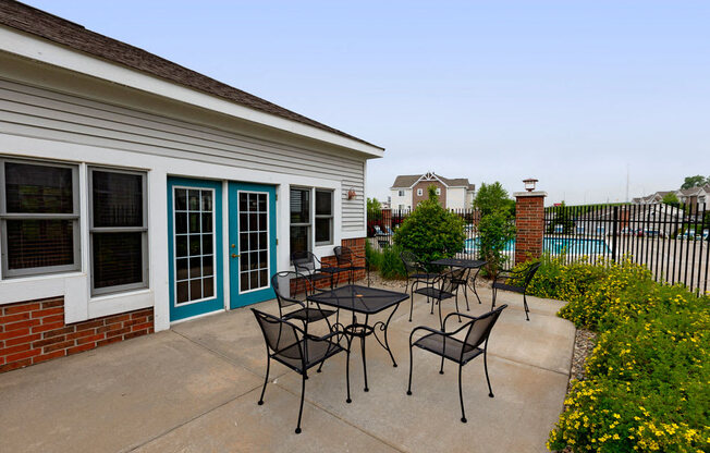 Community Lounge with Stunning Views at Brentwood Park Apartments, La Vista, 68128