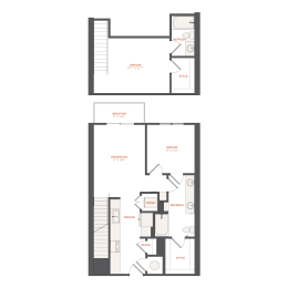 2 beds, 2 baths, 1,094 sqft, $1,725
