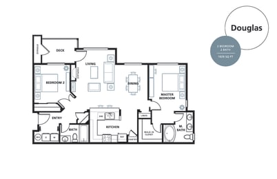 2 beds, 2 baths, 1,029 sqft, $2,254