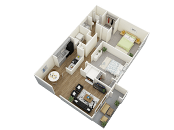 2 beds, 1 bath, 1,050 sqft, $1,180