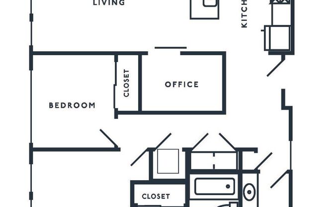 2 beds, 2 baths, 1,042 sqft, $3,795, Unit 410