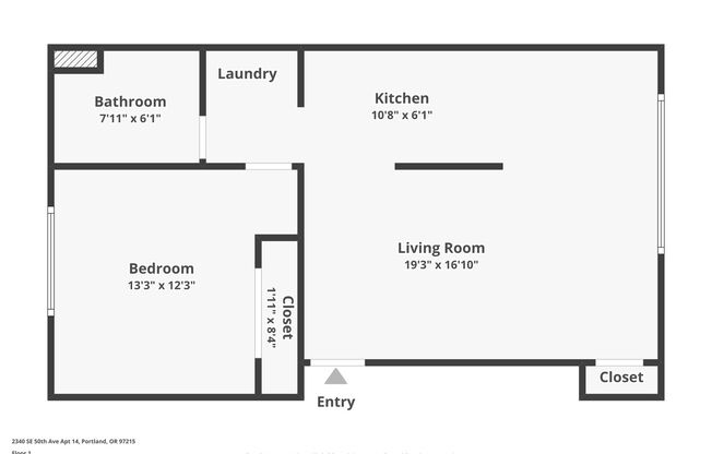 1 bed, 1 bath, $1,595, Unit 14