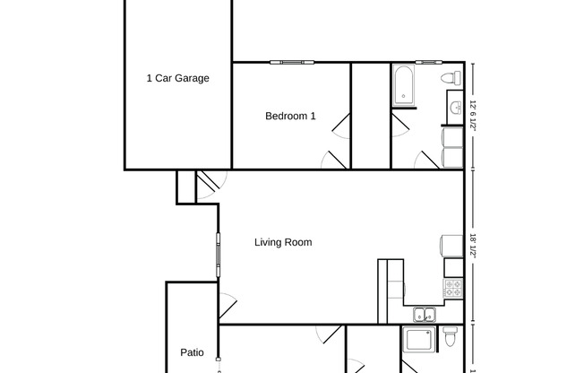 2 beds, 2 baths, 1,326 sqft, $1,799, Unit WE 1420-11